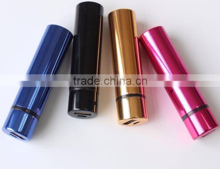 lovely portable mini mobile power bank Low Price Dazzle colour series 2600mah power bank