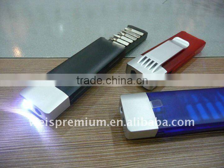 tool kit with led light