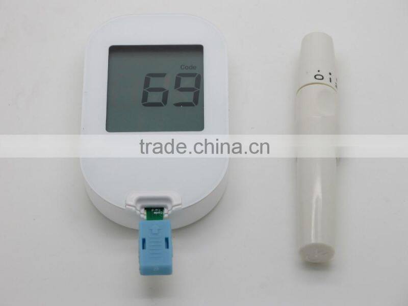 High quality Digital Blood Glucose Meter with Big welding Screen / SMT PCB / USB PC Connection / CR2032 battery