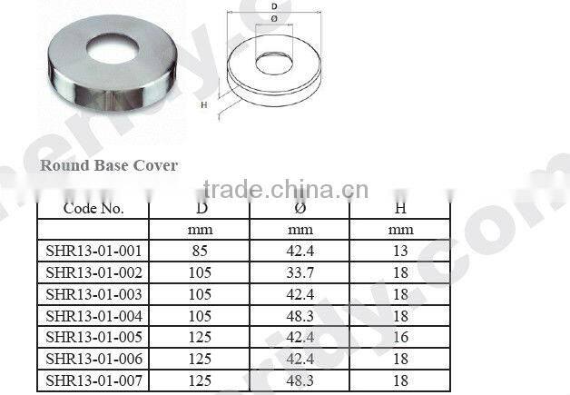 Stainless steel stair balustrade used in supermarket