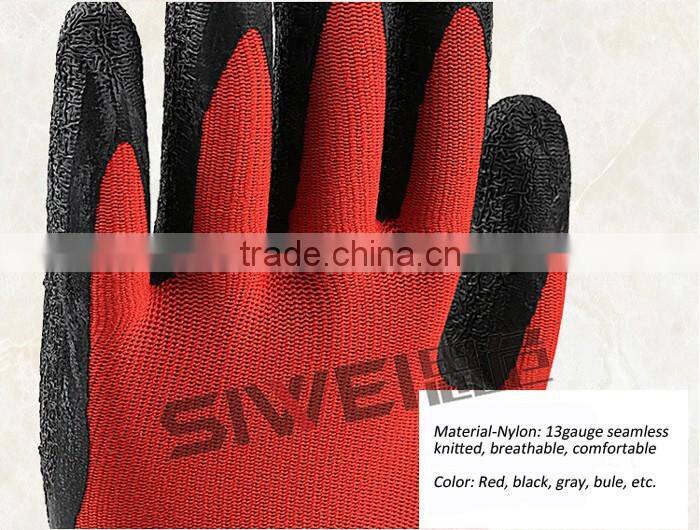 SEEWAY nylon coated rubber working gloves