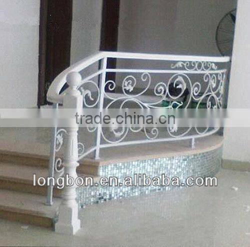 Top-selling hand forged metal stair handrail(LB-I-H-0010)