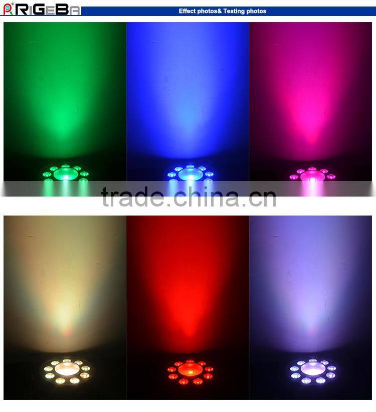 2015 newest 9*3w and 1*30w high power cheap stage light led par light