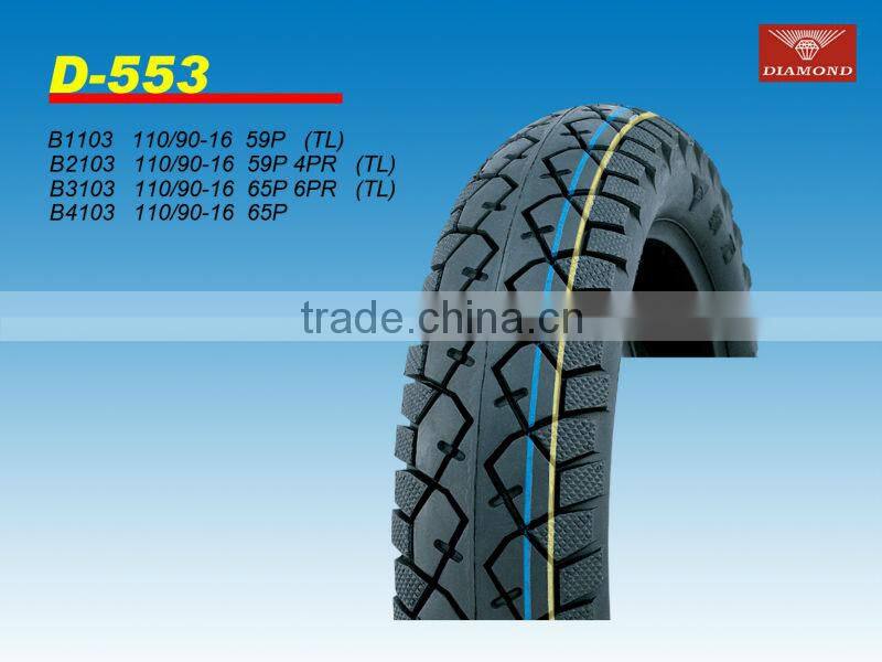 110/90-16 59P 4PR DIAMOND brand motorcycle tire