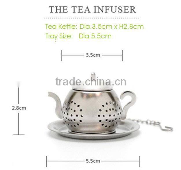 Kettle Shape Stainless Steel 304 Tea Infuser