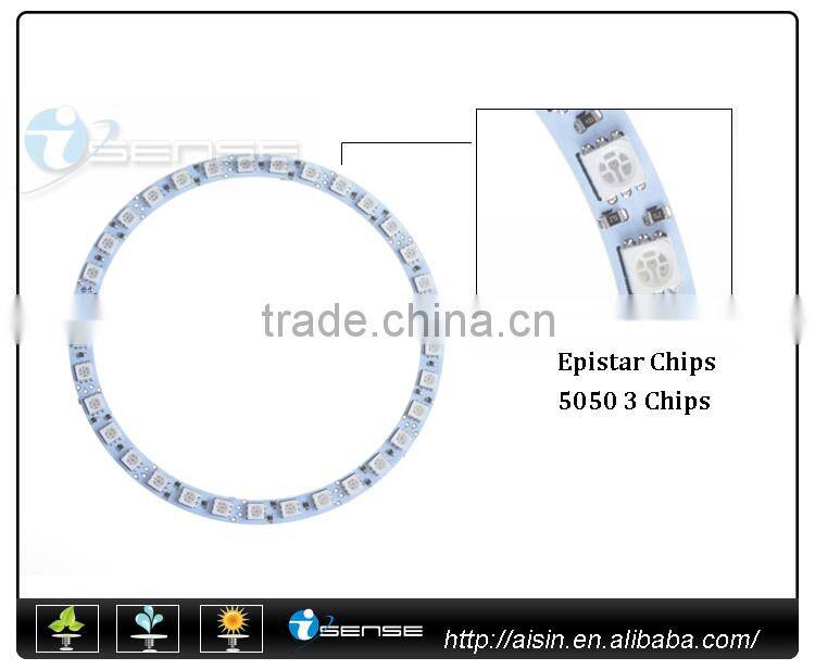 RGB Angel Eyes semi and full circle 5050 SMD Halo Rings devil eyes for cars
