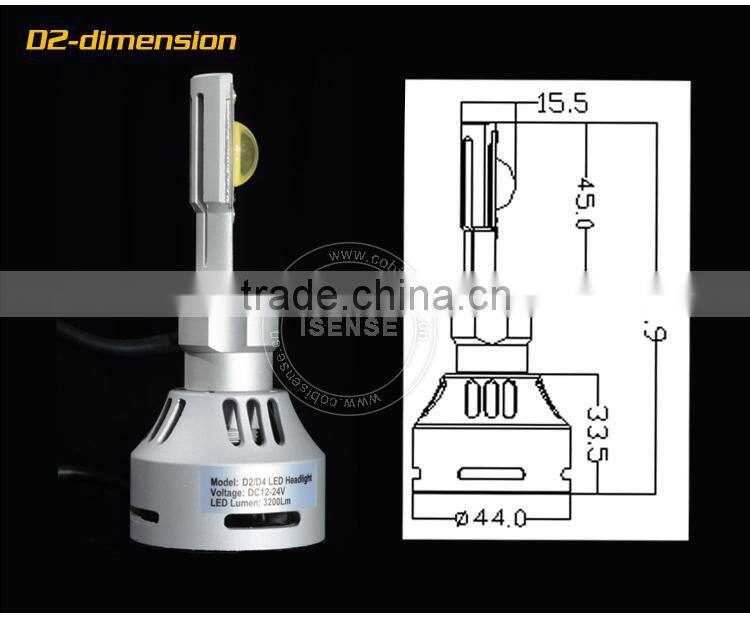 3200lm 35W MT-G2 High Brightness D1s/D3s D2s/D4s Car LED Headlight Lamp