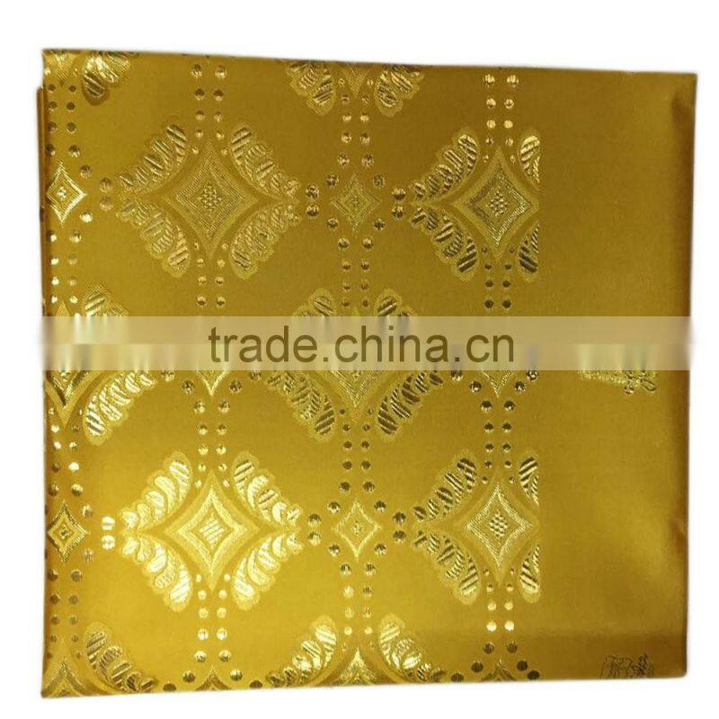 Orange embroidery women head tie / African fashion gele fabric / cotton sego wholesale