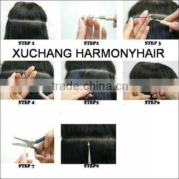 Top quality hair products micro ring with silicone, screw, copper and nano styles