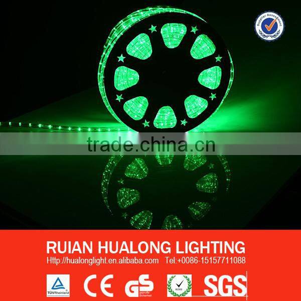 36led /m LED rope light 220V Europe standard LED rope light round 2/3 wires waterproof IP65