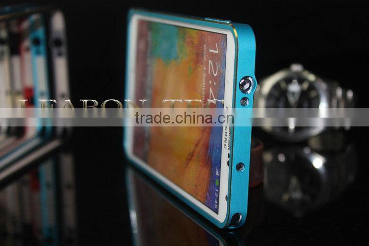 Top quality Wholesales new Cheap Price Many Colors For Choose Aluminum Bumper Case For Samsung note 3 With Metal Frame