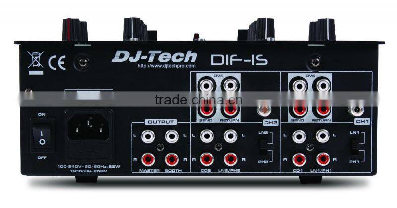 2 Channel Scratch Mixer DJ-Tech mixer hot sell mixer