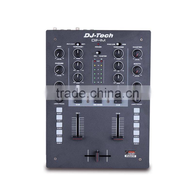 DIF-1M Highperformance- 2 channel scratch DJ mixer