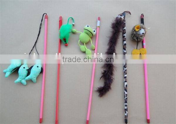 Funny Play Cat Toy Cat Teaser Feather toy cat stick toy