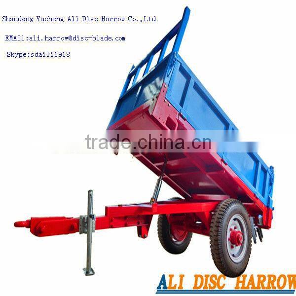 7CX-8T 4 wheel farm trailer for sale for Africa market 2016 ON PROMOTION