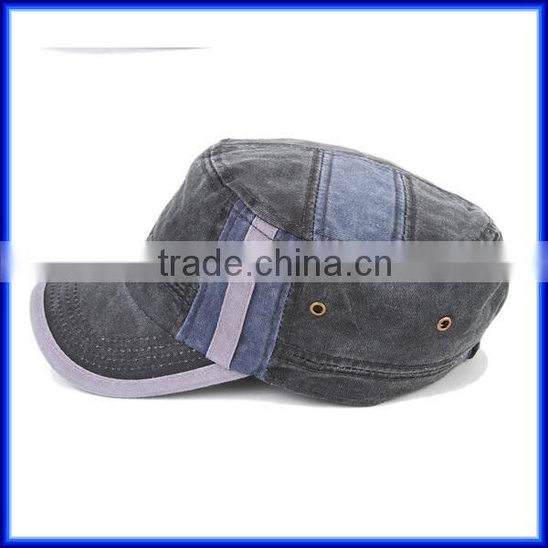 Jean Washed Cotton snapback military cap