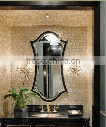 Gold capiz sea shell mosaic tile capiz mother of pearl shell paper