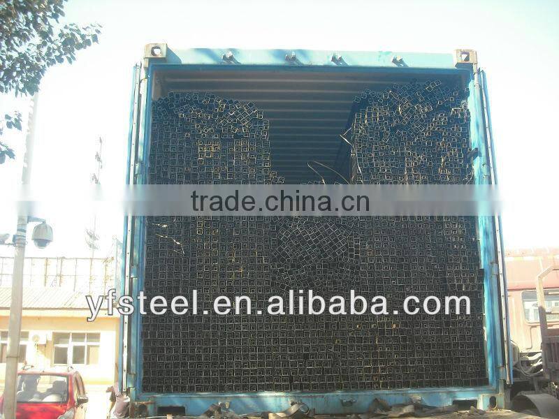 cold rolled square black pipe tube with telescoping package,YOUFA group LGJ