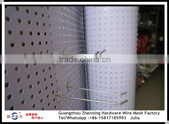 Hot Promotion single cardboard display chrome hook ZX-GG08