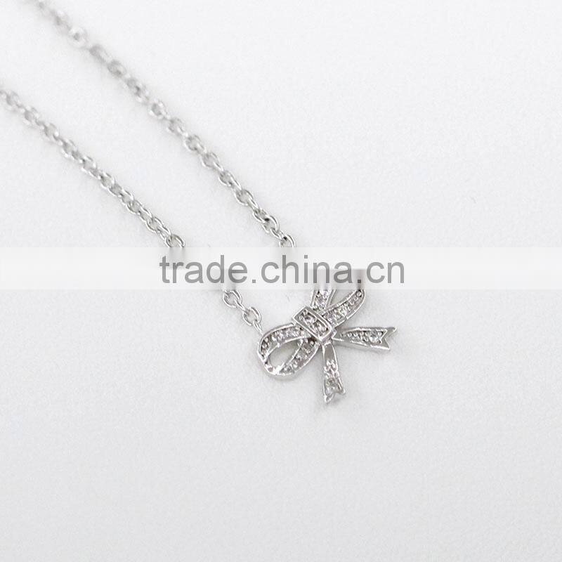 2016 Fashion Butterfly Design Crystal Necklace