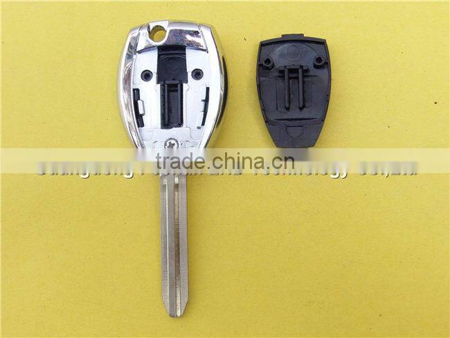 3 buttons blank transponder key shell for Toyota TOY43 blade remote key