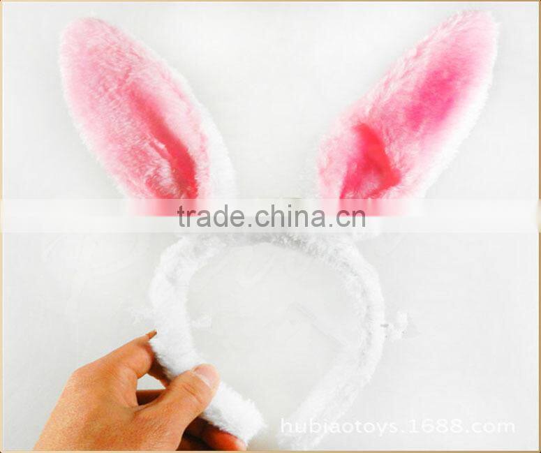 Cute Nightclub led light up plush bunny ears headbands