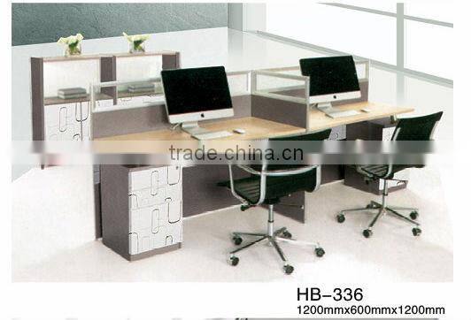 Office staff computer desk modern workstation