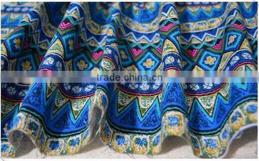 linen-cotton bohemia printed fabric