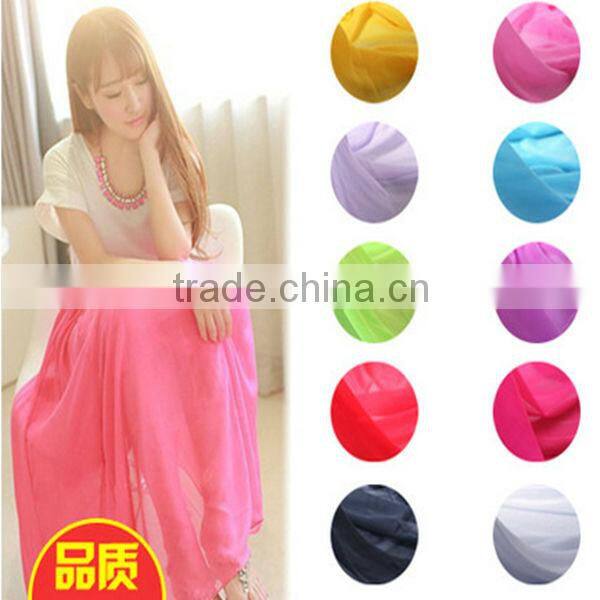 china wholesale 100%polyester chiffon fabric