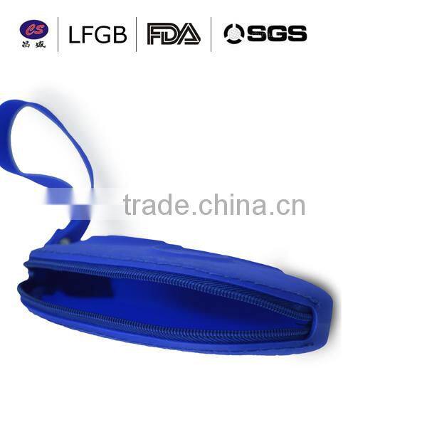 promotion new design novelty zipper silicone coin purse / silicone women bags