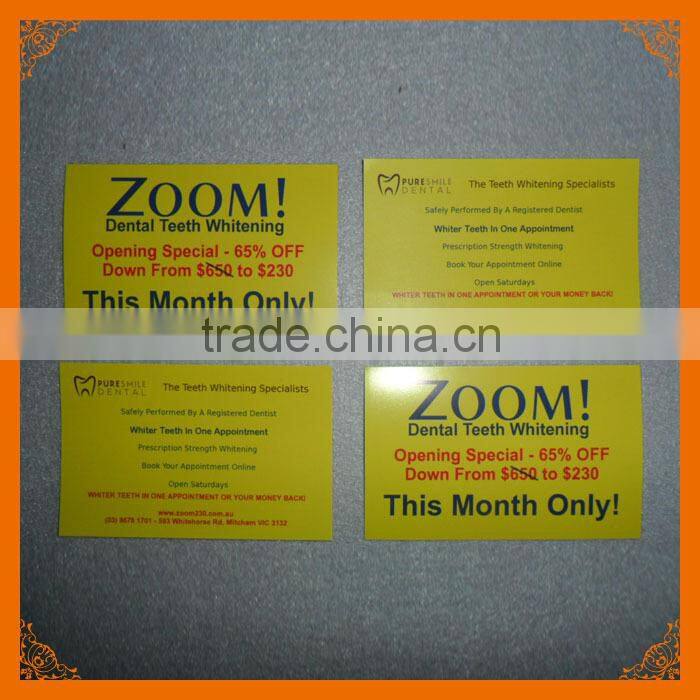 fancy laminated business card design