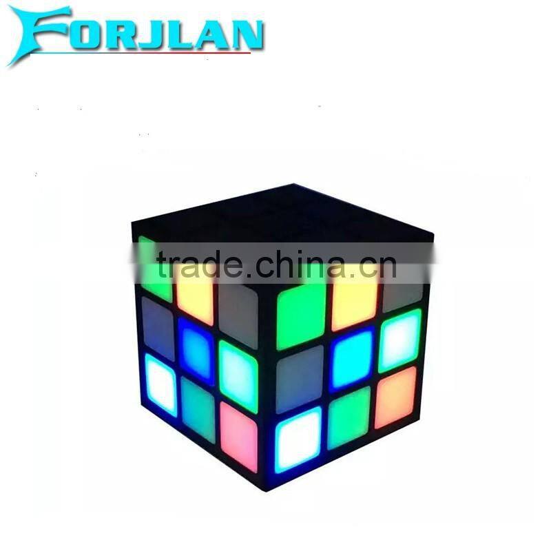 new arrival led dancing water bluetooth cube speaker