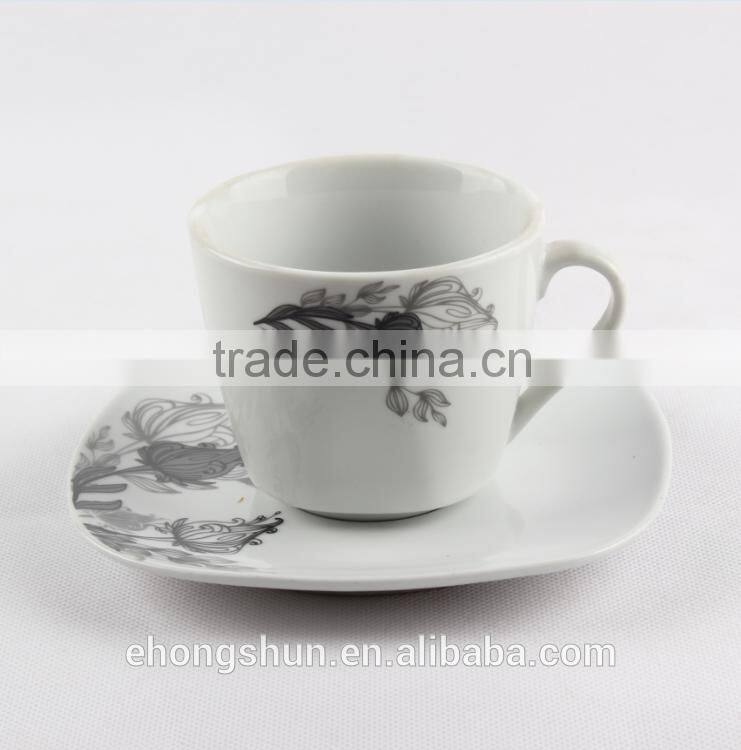 Wholesale bulk tea cup and saucer sets ceramic tableware