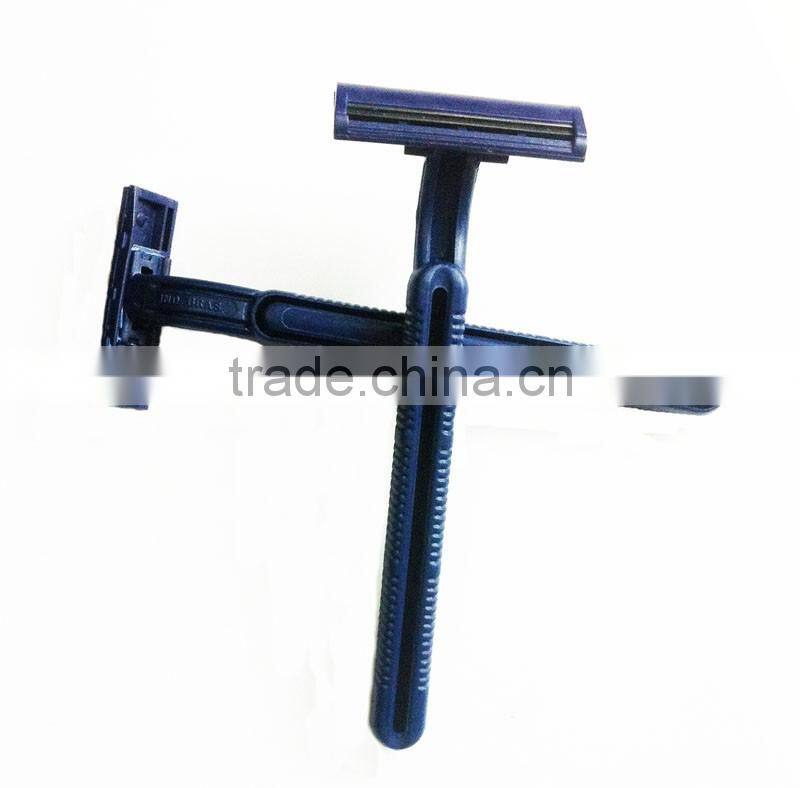 Twin blades shaving razor