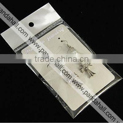 Fashion Glass Pearl Earrings, with CCB Acrylic Pendants(EJEW-JE00491)