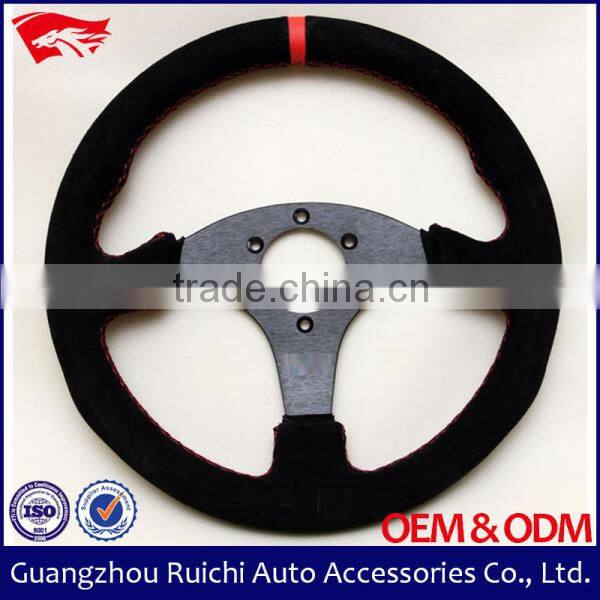 Factory Direct for Flat Suede Go Kart Steering Wheel