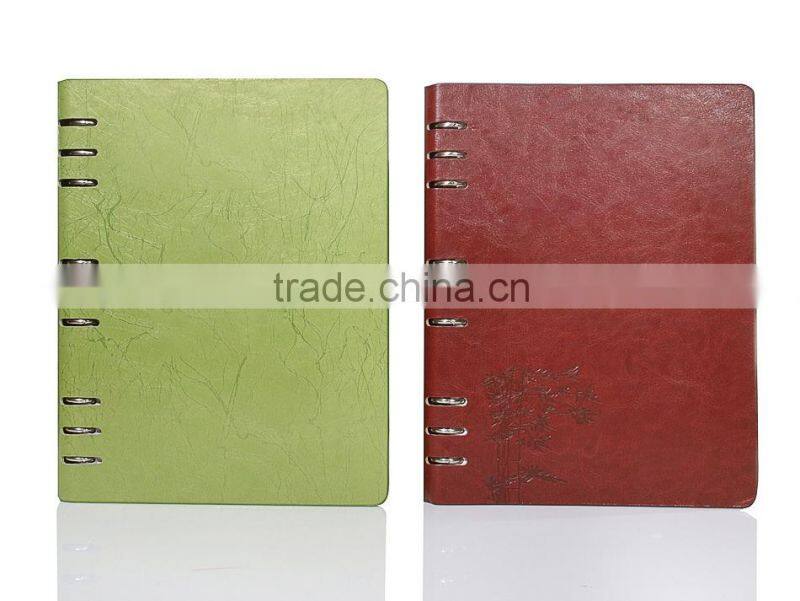 Factory sale colored PU leather notebook for promotional & gift