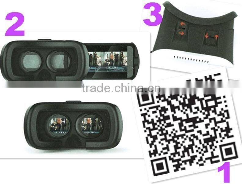 Professional VR BOX 3D Glasses Virtual Reality Video