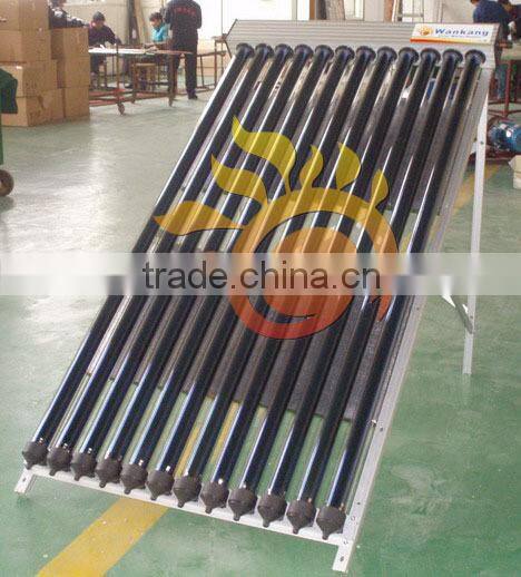 U heatpipe solar thermal collector