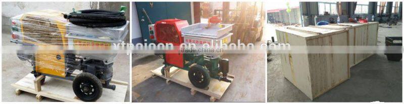 Professional factory piston type building mortar spray machine, paint cement machine for wall