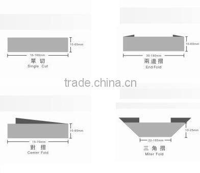 Hot and Cold Cut woven label cutting and folding machine