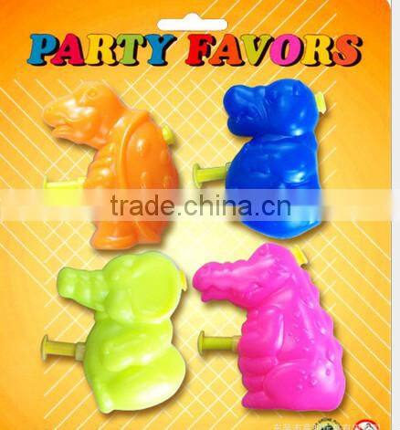 EN71 Summer Beach water gun Animal Squirters, 4 Asst