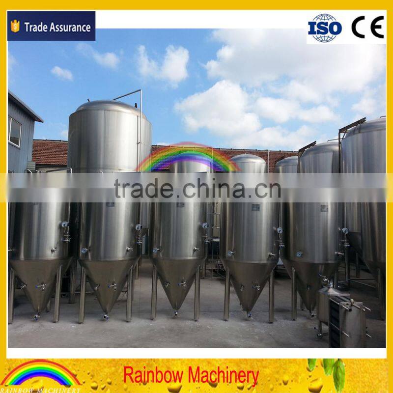 stainless steel conical fermenter/home brew conical fermenter/jacketed large beer fermenter