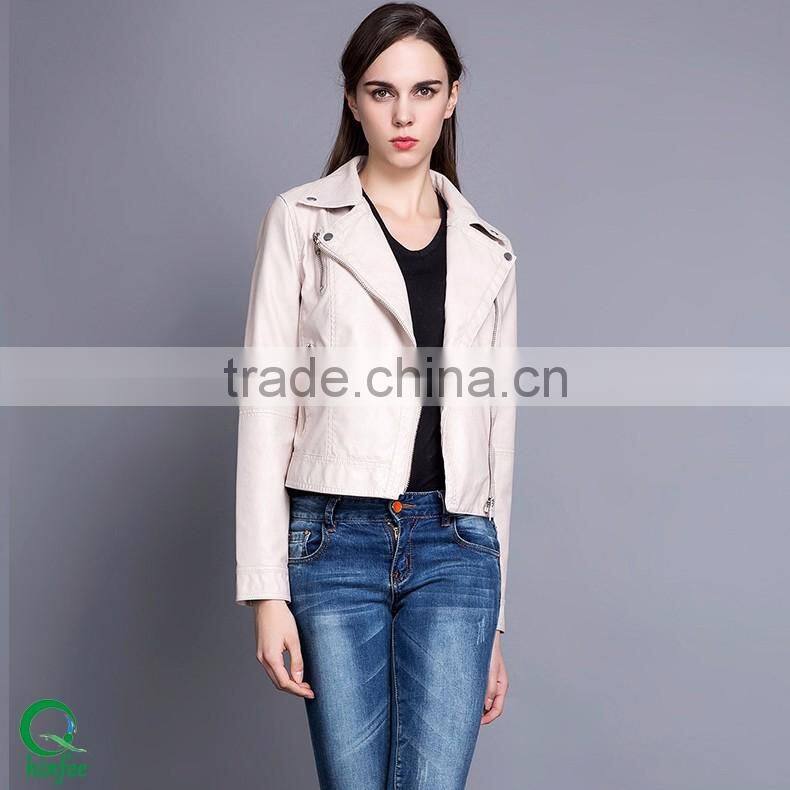 PU Leather Jackets Women 2016 Winter