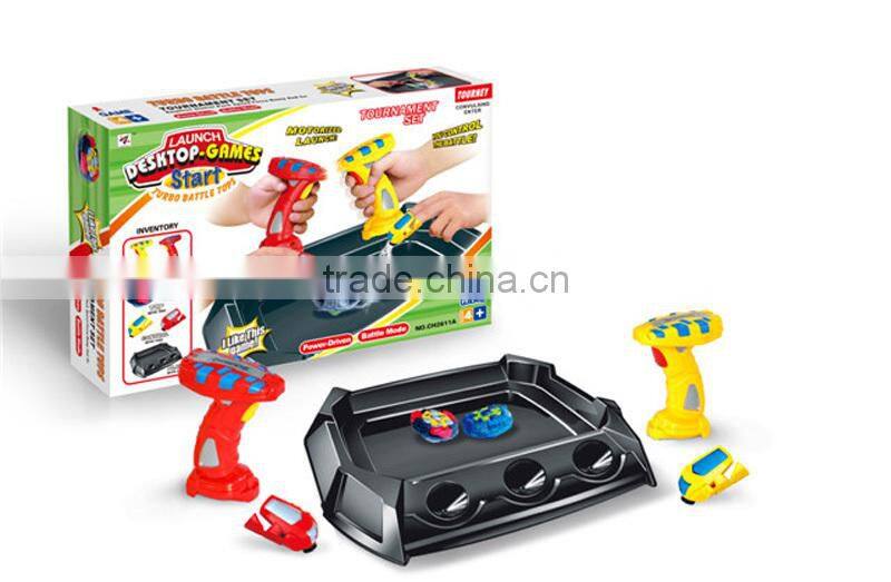 Magnetic control spinning top toy fight game