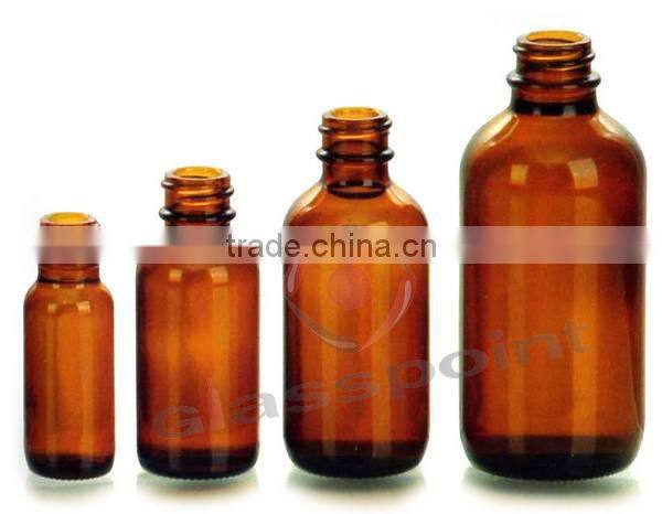 Amber bottle, empty amber glass bottle, China supplier