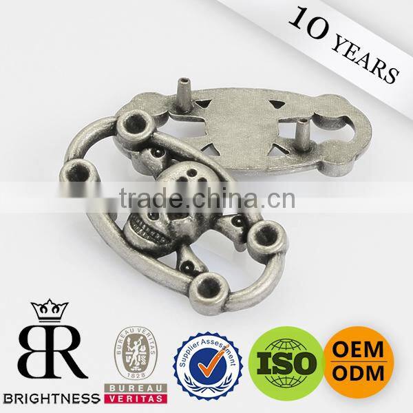 Good quality plating clothing metal label gold custom metal label