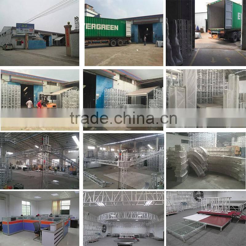 Transparent clear lighting white acrylic glass wedding stage platform