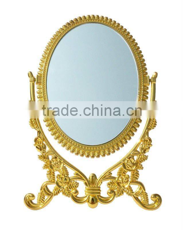 Metal classical table standing Mirror