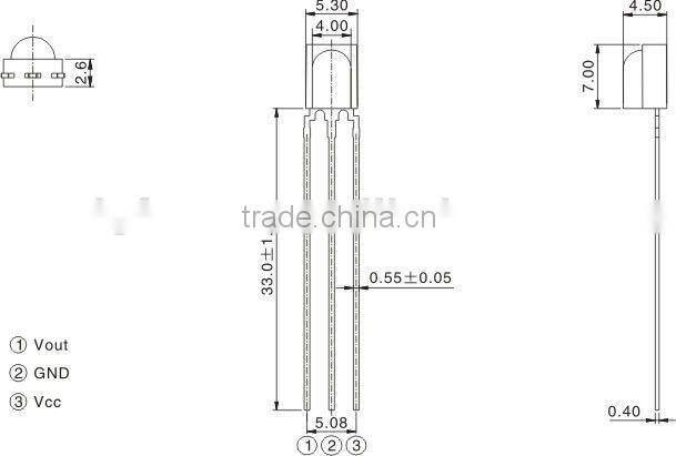 IRM infrared receiver module DQIR-38312G1